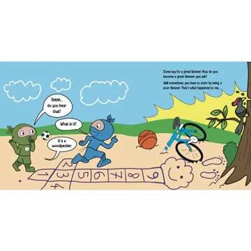 Listening Ninja: A Children's Book About Active Listening and Learning How to Listen (Ninja Life Hacks)