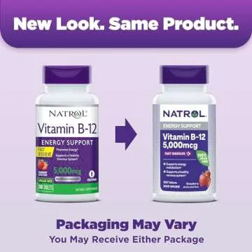 Natrol Vitamin B12 5,000 mcg, Fast Dissolve Vitamin B12 Supplement Supports a Healthy Nervous System...