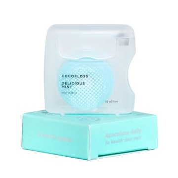 Cocofloss Woven Dental Floss - Dentist-Designed Mint Floss for Effective Oral Care