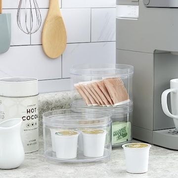 Stackable Clear Plastic Containers for Beauty Supplies | Made in USA