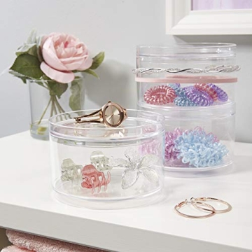 Stackable Clear Plastic Containers for Beauty Supplies | Made in USA