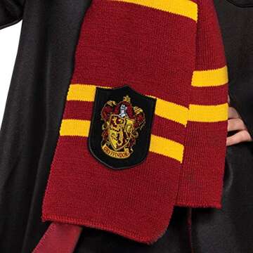 Disguise Womens Gryffindor Costume Accessory, House Themed Colors, 60 Inch Length US