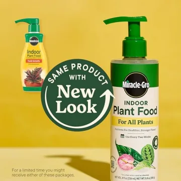 Miracle-Gro Indoor Plant Food for All Plants, Liquid Plant Food for Houseplants, Flowers, Vegetables...