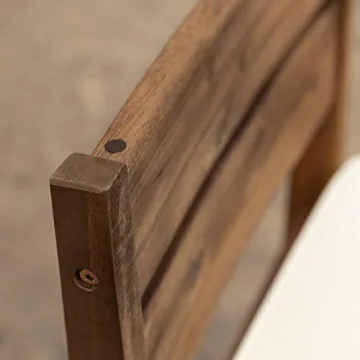 Walker Edison Acacia Wood Outdoor Chair Set - Stylish & Durable