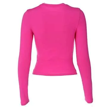 Women's Casual Slim Fit Crop Tops for Fall Fashion