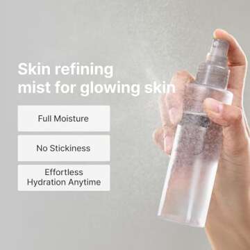 [Dear,Klairs] 2 Step Fundamental Care Set, Ampoule-Like Mist & Water-Based Drop, for Hydration, moisturizing Skincare