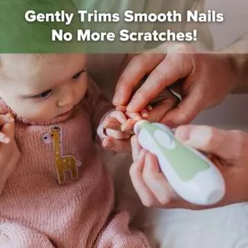 haakaa Baby Nail Trimmer Electric Baby Nail Clippers Kit for Newborn, Toddler or Adults Fingernails ...