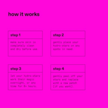 Cute Starface Hydro-Stars Pimple Patches for Effective Care