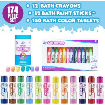 Creative Tub Works® My Bath Colors™ Toy Set for Kids