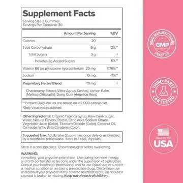 O Positiv FLO PMS Relief Gummies - Natural PMS Support