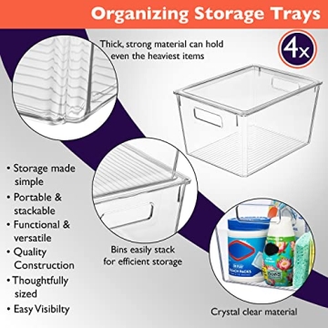 ClearSpace X-Large Bins for Kitchen and Pantry Organization