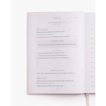 LIFE&Style Planner by Leonie Hanne, Daily Lifestyle Journal for Gratitude, Work, and Wellness with Reflective Prompts, Weekly Goal Planning, Style Insights, 90-Day Planner, Undated (Light Pink)