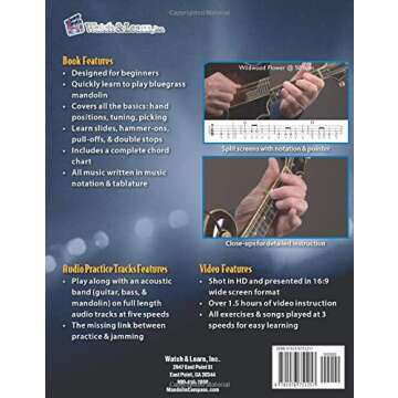 Mandolin Primer Book for Beginners (Video & Audio Access)