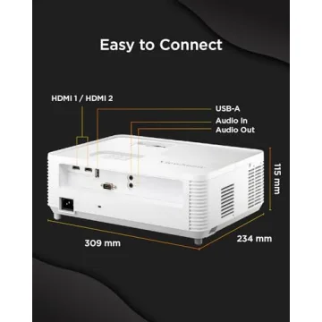 ViewSonic 4000 Lumens High Brightness Projector