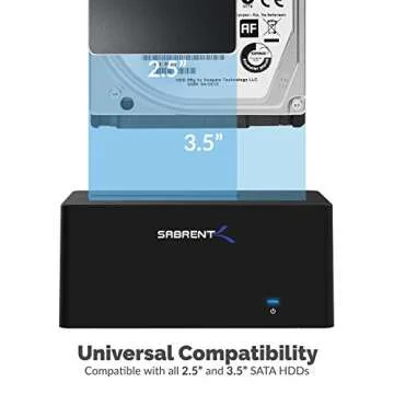 SABRENT USB 3.1 SSD Docking Station Supports UASP & 10TB