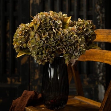 TOPIA Silk Dried Hydrangea Flowers for Elegant Decor
