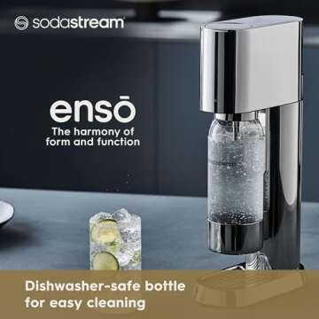 SodaStream Enso Sparkling Water Maker - Eco-Friendly & Stylish