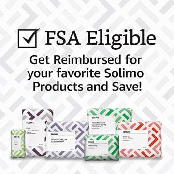 Amazon Brand - Solimo Incontinence Underwear for Men, Maximum Absorbency, Large, 54 Count (3 Packs of 18), White