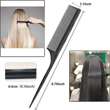 Professional Teasing Comb for Perfect Hair Styling