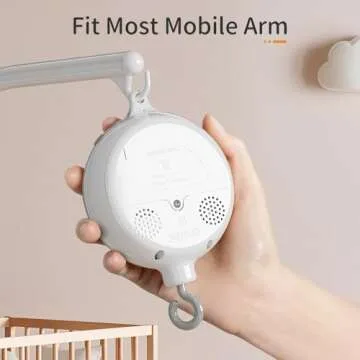 FEISIKE Crib Mobile Motor with 3 Modes and 35 Lullabies