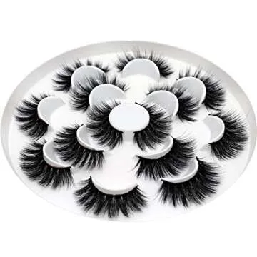 Veleasha 5D Faux Mink Lashes - Fluffy & Reusable