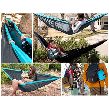 Kootek Camping Hammock 500 lbs Capacity Lightweight Portable