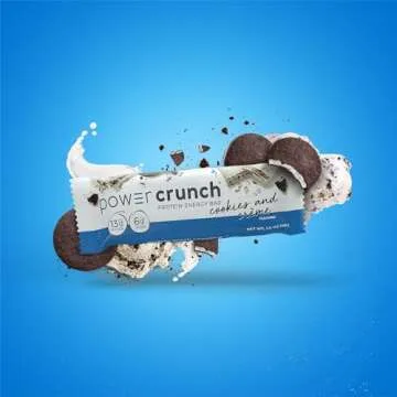 Delicious Power Crunch Protein Bars - Cookies and Crème Flavor
