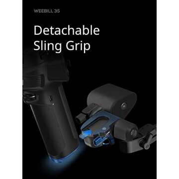 ZHIYUN Weebill 3S [Official] Gimbal Stabilizer for DSLR and Mirrorless Camera Canon/Nikon/Sony/Panasonic/Fujifilm,Fill Light,Native Vertical Shooting