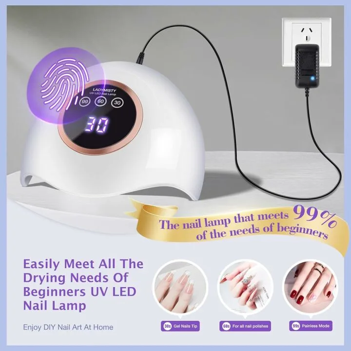 72W UV LED Nail Lamp with Auto Sensor & Timer