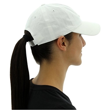 adidas Women's Saturday Hat, Relaxed fit Athletic Adjustable Cotton Baseball Cap, White/1.0, One Size