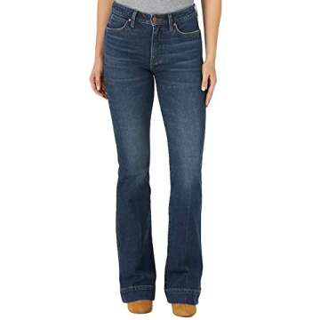 Wrangler Women's Retro High Rise Trouser Jean