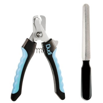 Dudi Dog Nail Clippers - Sharp Blades, Safety Guard for Pets