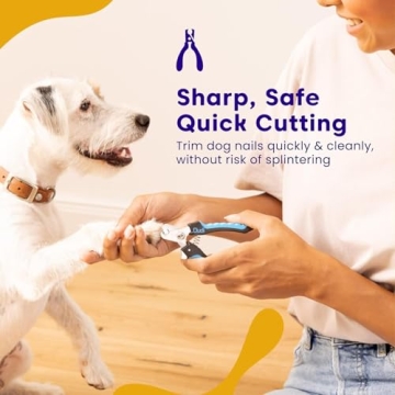 Dudi Dog Nail Clippers - Sharp Blades, Safety Guard for Pets