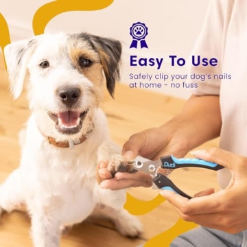 Dudi Dog Nail Clippers - Sharp Blades, Safety Guard for Pets