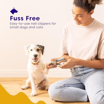 Dudi Dog Nail Clippers - Sharp Blades, Safety Guard for Pets