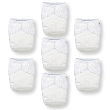 Nora's Nursery Cloth Diapers 7 Pack with Inserts