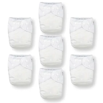 Nora's Nursery Cloth Diapers 7 Pack with Inserts