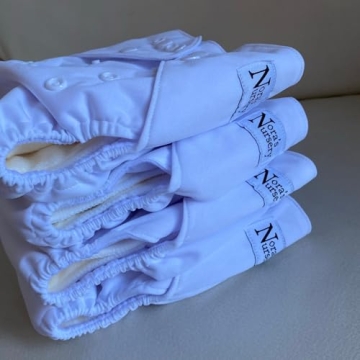 Nora's Nursery Cloth Diapers 7 Pack with Inserts