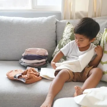 Nora's Nursery Cloth Diapers 7 Pack with Inserts