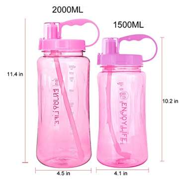 GTI 64 oz Water Bottle with Straw