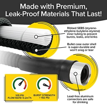 Pocket Hose Silver Bullet 100 ft Expandable Garden Hose