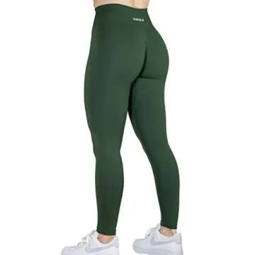 AUROLA Dream Collection Workout Leggings for Women High Waist Seamless Scrunch Athletic Running Gym ...