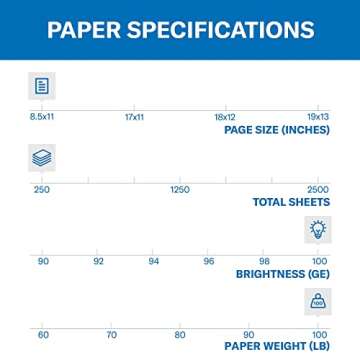 Hammermill Cardstock, Premium Color Copy, 100 lb, 8.5x11 - 1 Pack (250 Sheets) - 100 Bright, Made in...