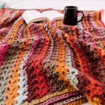 Lion Brand Yarn Landscapes Yarn, Multicolor Yarn for Knitting, Crocheting Yarn, Desert Spring, 441 Foot (Pack of 1)