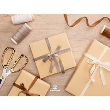 Luxe Nude Ivory Velvet Ribbon Set for Crafts & Gifts