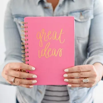 Sweet Water Decor Motivational Spiral Notebook for Her