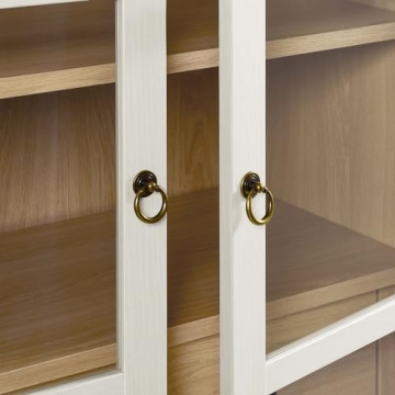 Stylish Modway Nolan Arched Storage Cabinet in White Oak