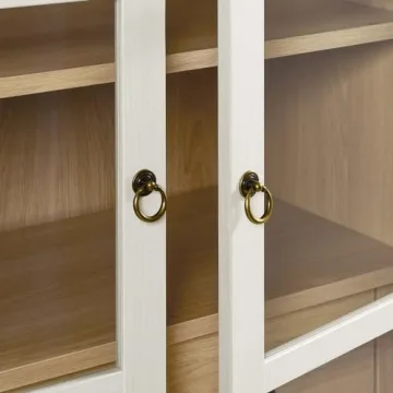 Stylish Modway Nolan Arched Storage Cabinet in White Oak