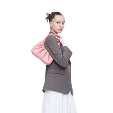 JW PEI Women's Gabbi Ruched Hobo Handbag - Coral Almond