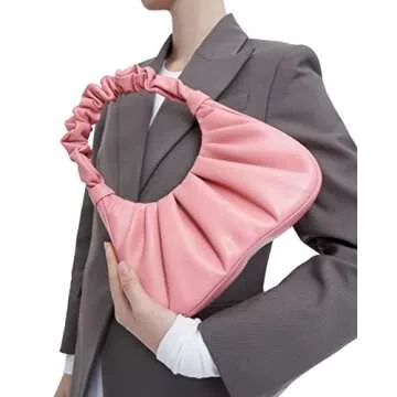 JW PEI Women's Gabbi Ruched Hobo Handbag - Coral Almond